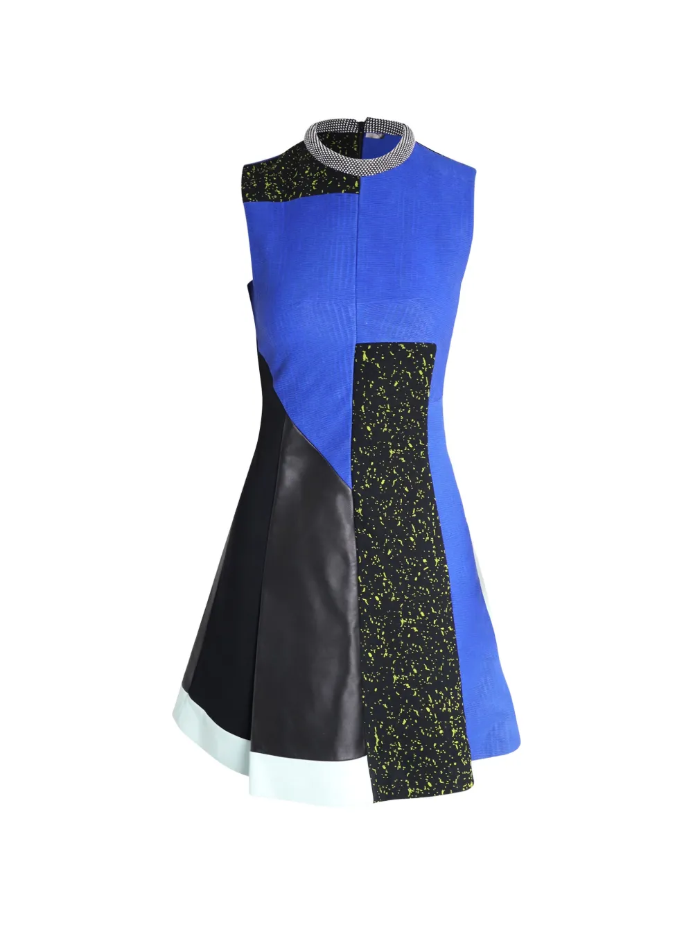 Proenza Schouler patchwork mini dress - Blu