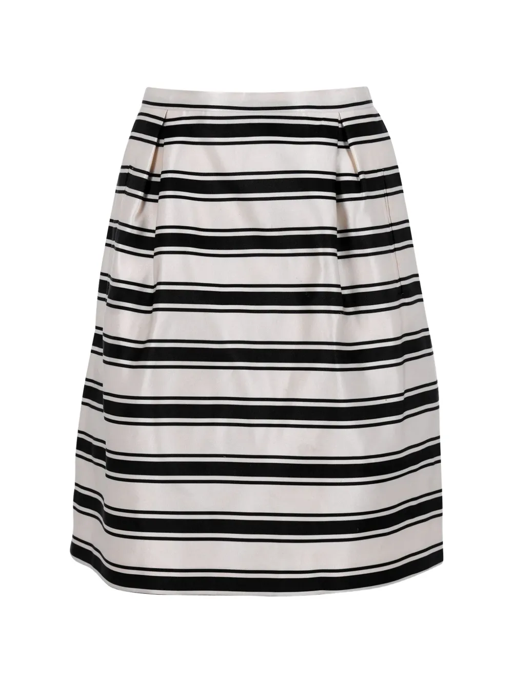 Michael Kors Vintage striped silk mini skirt - Bianco