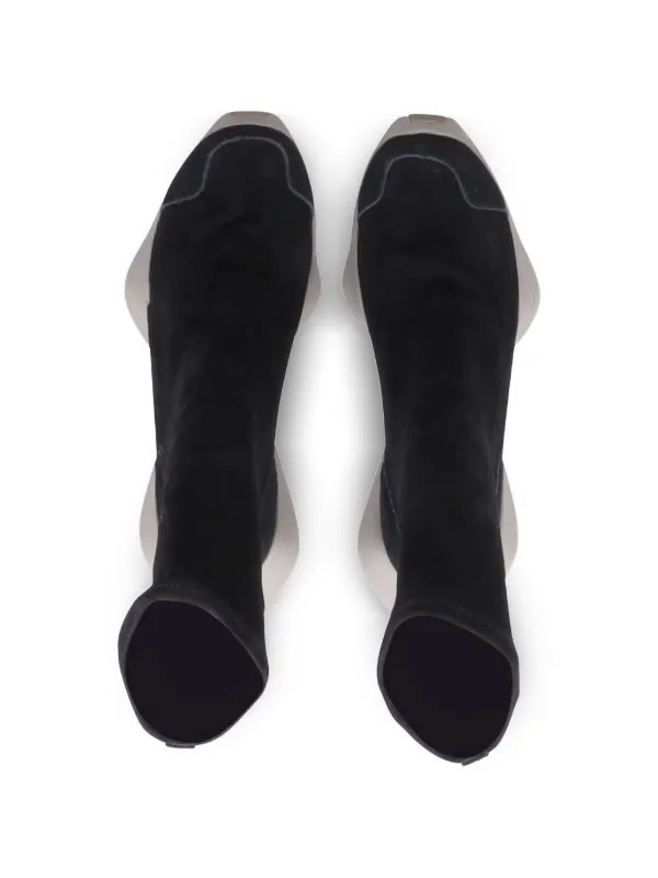 Rick Owens Vintage x Adidas Sock Runner Sneakers | Black | FARFETCH