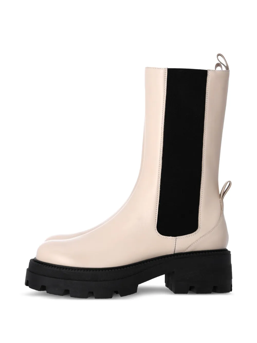 Sergio Rossi Vintage Milla platform leather boots - Weiß