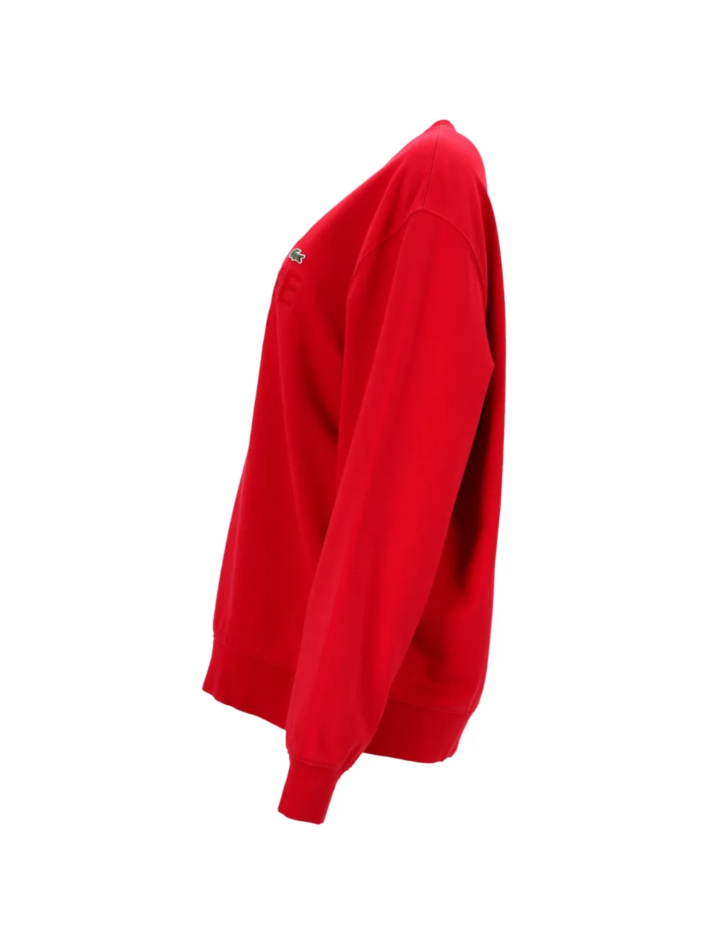  Supreme X Lacoste Crew Neck Sweater - Red 
