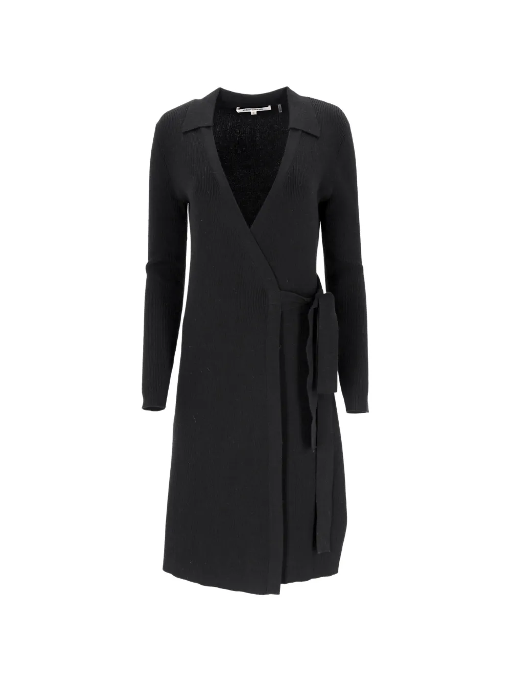 Diane Von Furstenberg Vintage wrap-detail mini dress - Nero