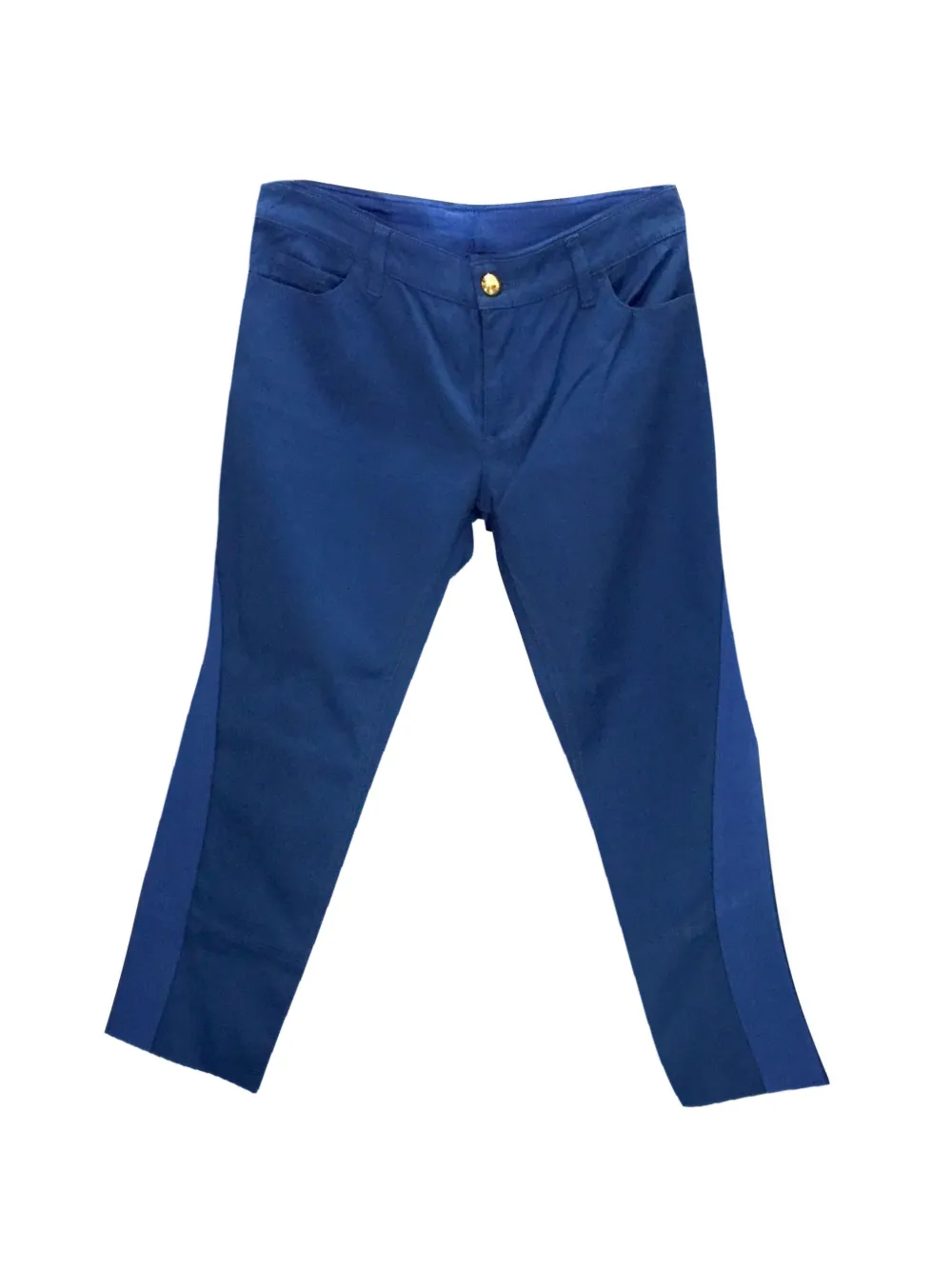 Louis Vuitton Pre-Owned cotton capri trousers - Blu