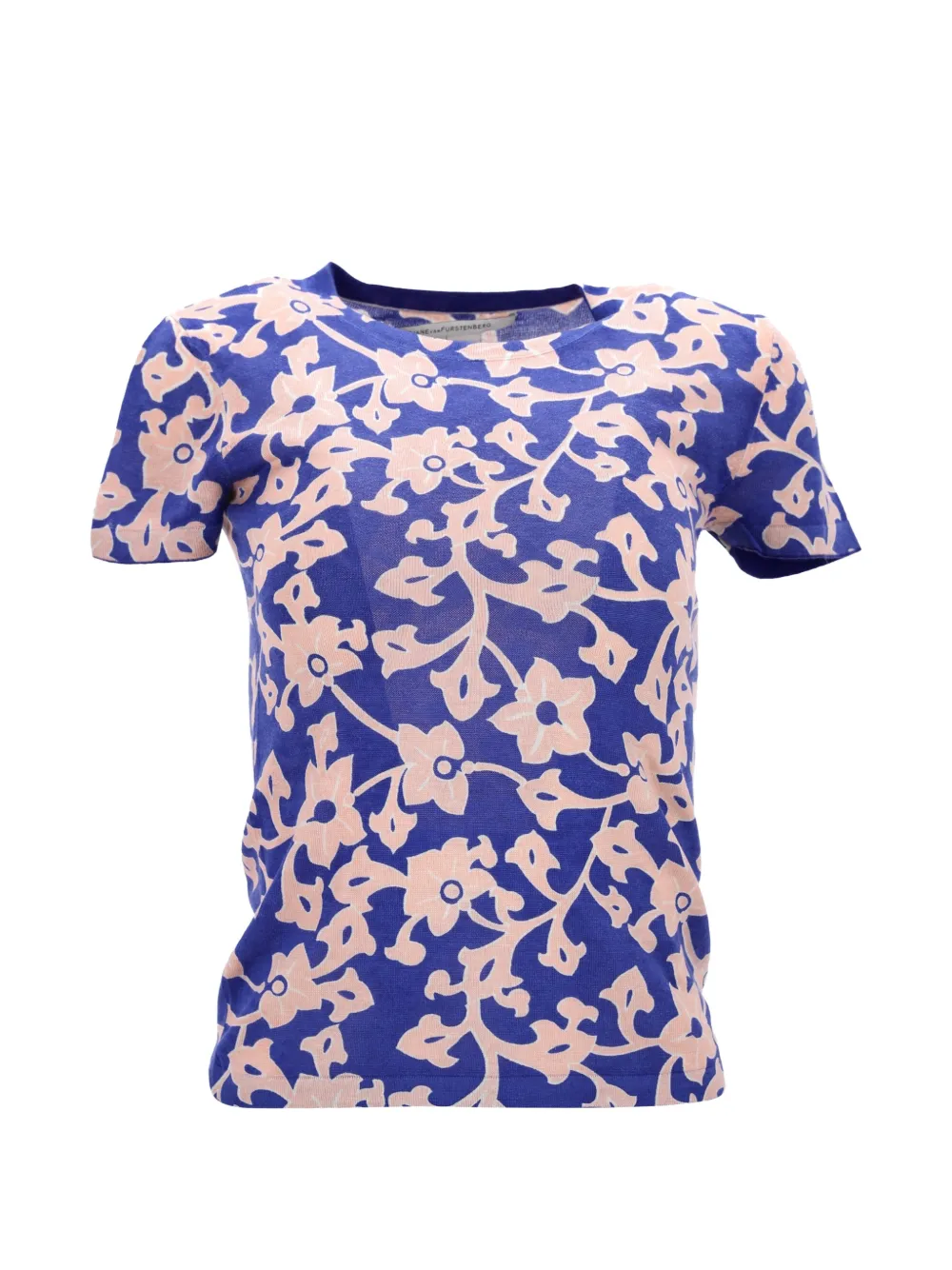 Diane Von Furstenberg Vintage t-shirt imprimé - Bleu Diane Von Furstenberg Vintage t-shirt imprimé - Bleu