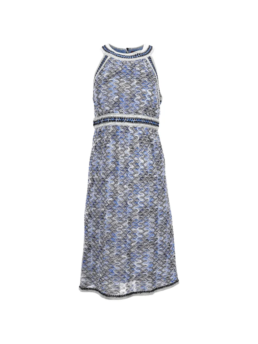 Missoni Pre-Owned halter-neck midi dress - Blu