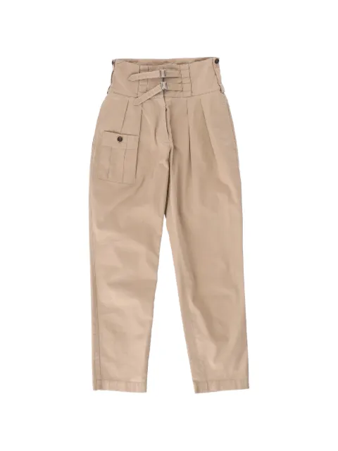 Dolce & Gabbana Pre-Owned pantalones con doble cinturón