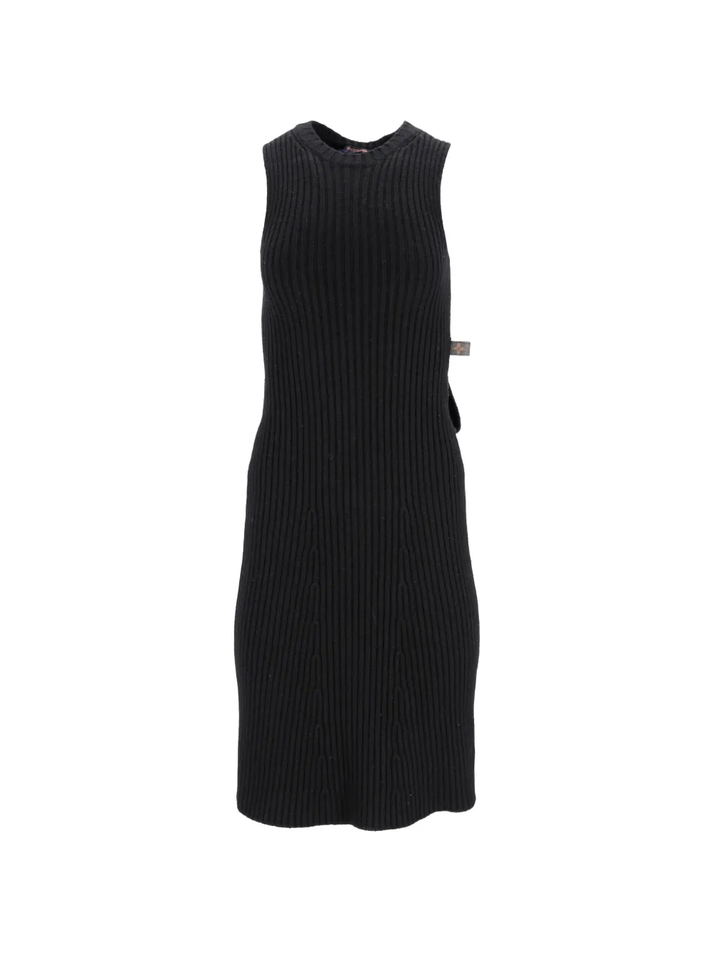 Louis Vuitton Pre-Owned sleeveless knitted midi dress - Nero