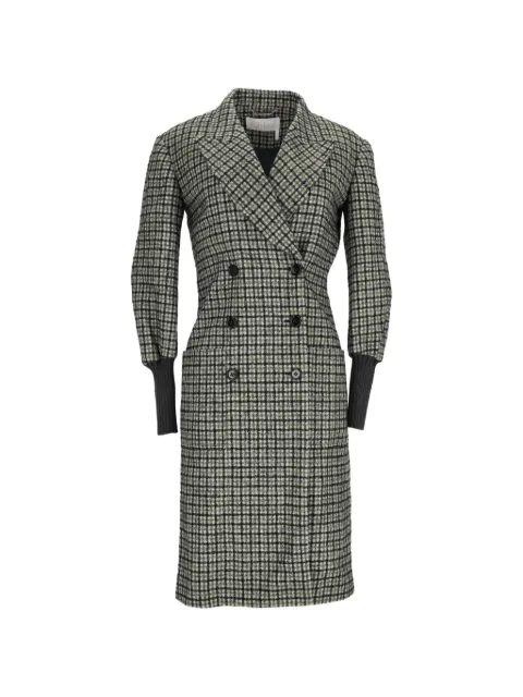 Chloé Pre-Owned double-breasted check coat