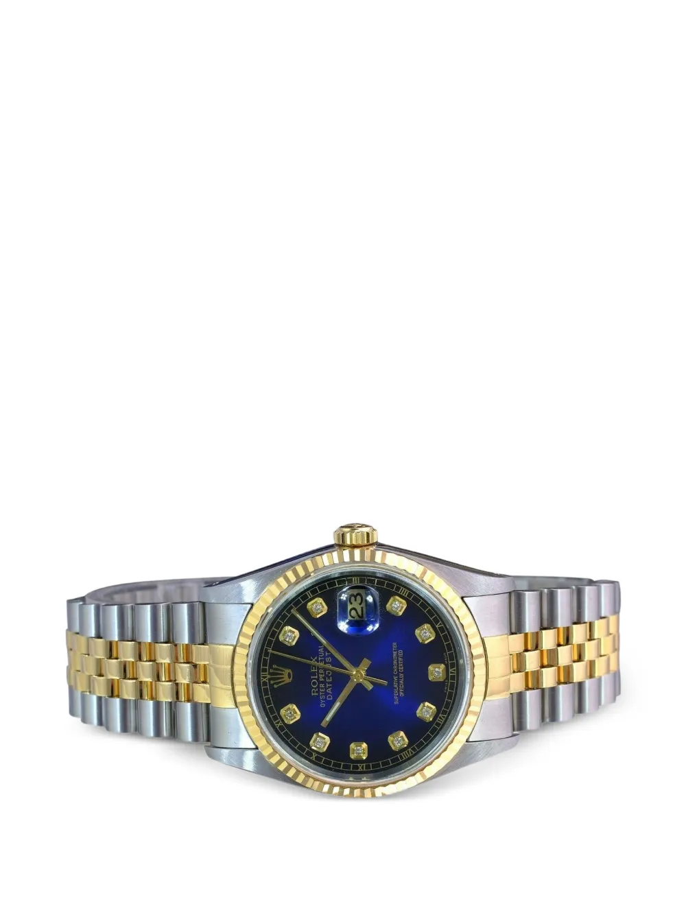  Rolex Oyster Perpetual Datejust 36mm Watch - Blue 