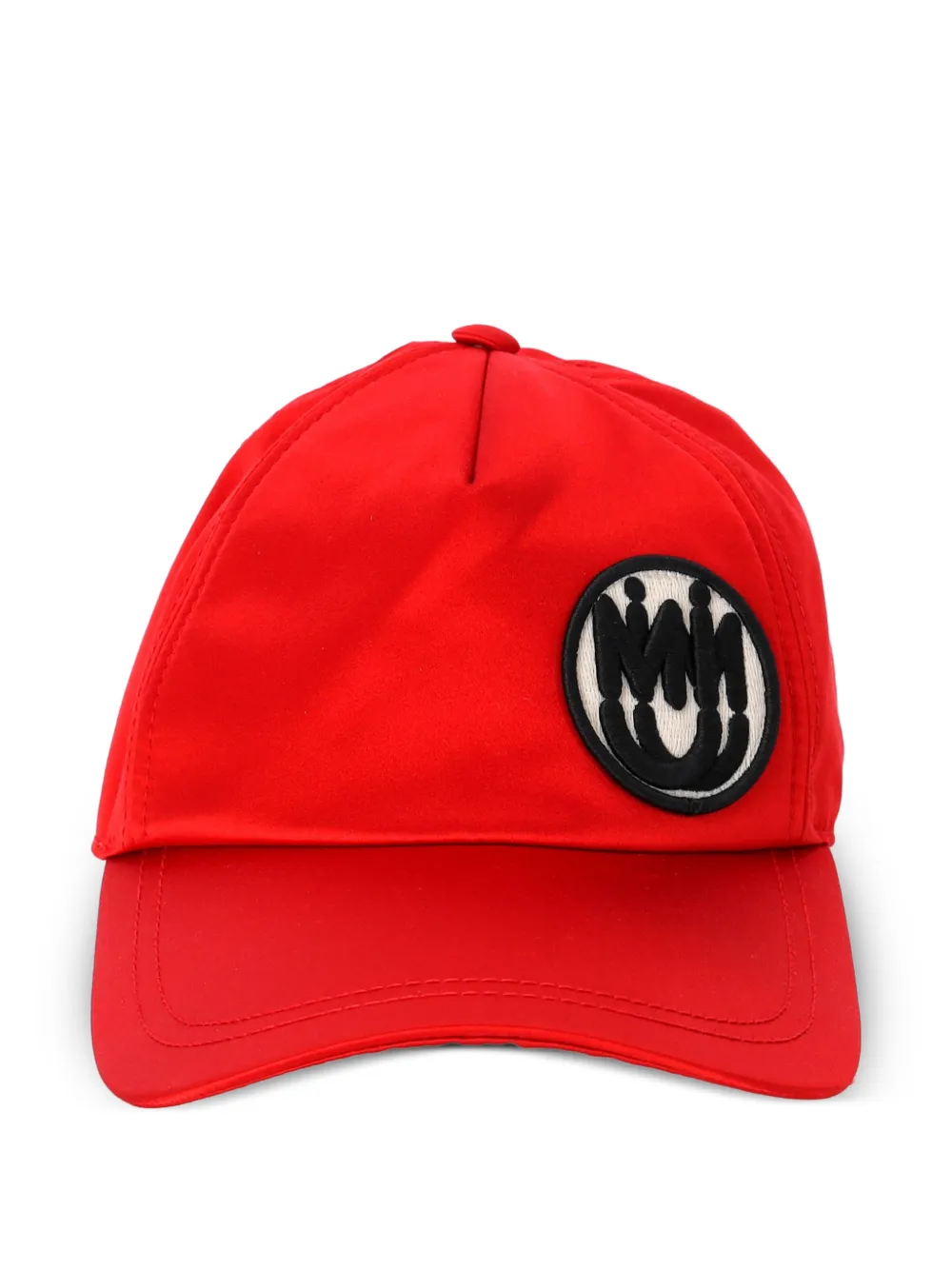 Miu Miu Pre-Owned logo patch baseball cap - Rosso