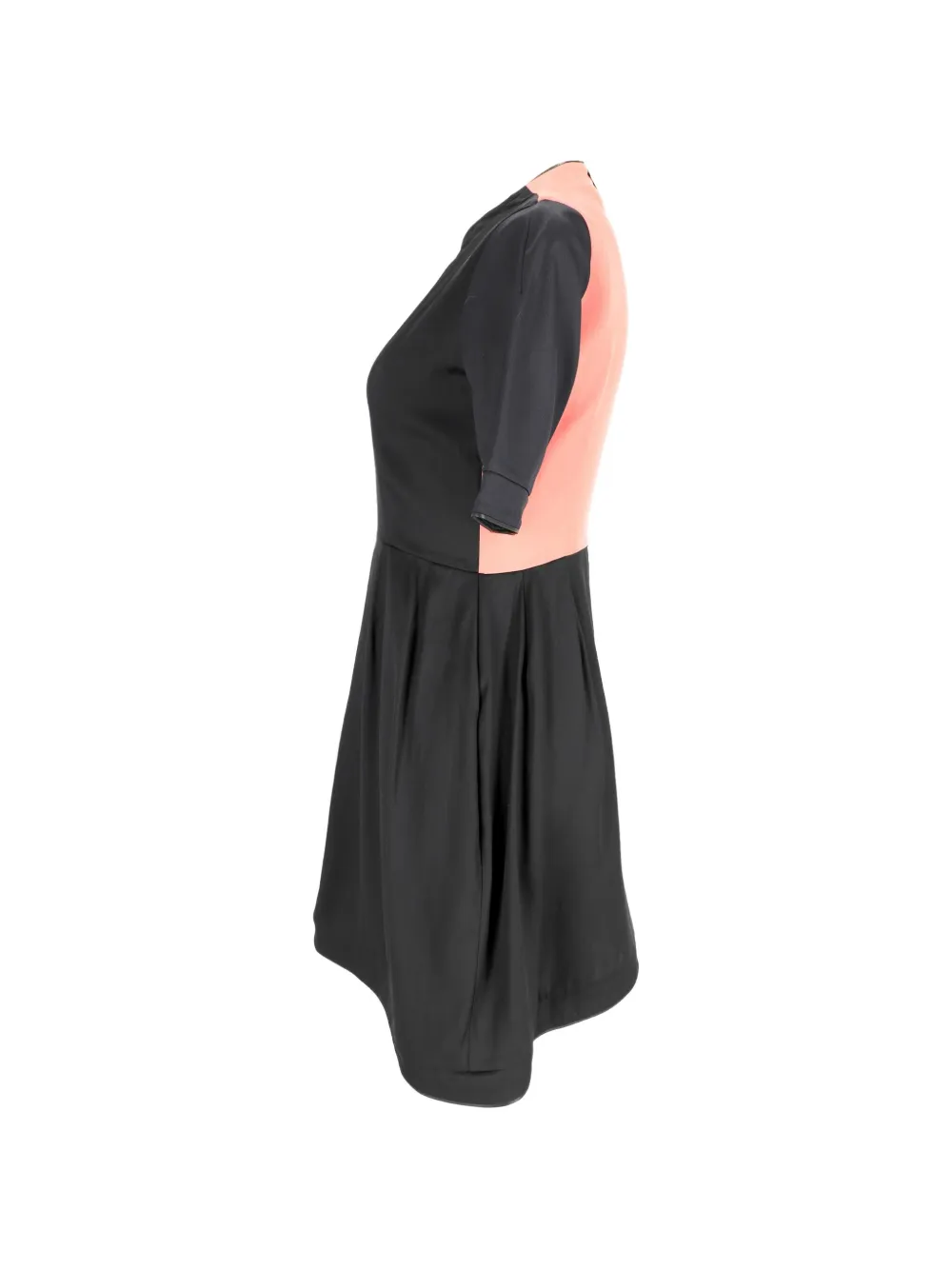 A-line colour-block mini dress