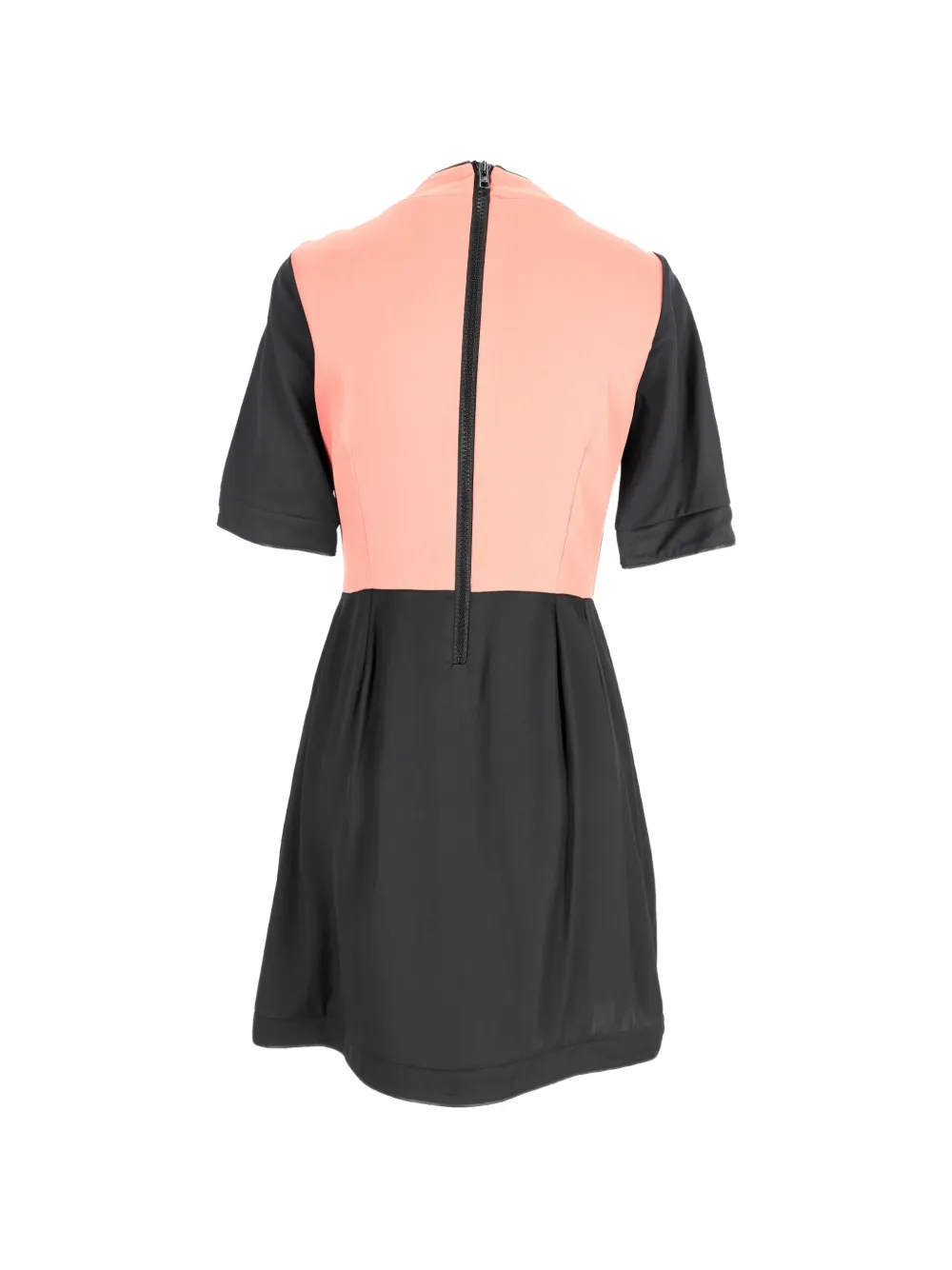 A-line colour-block mini dress