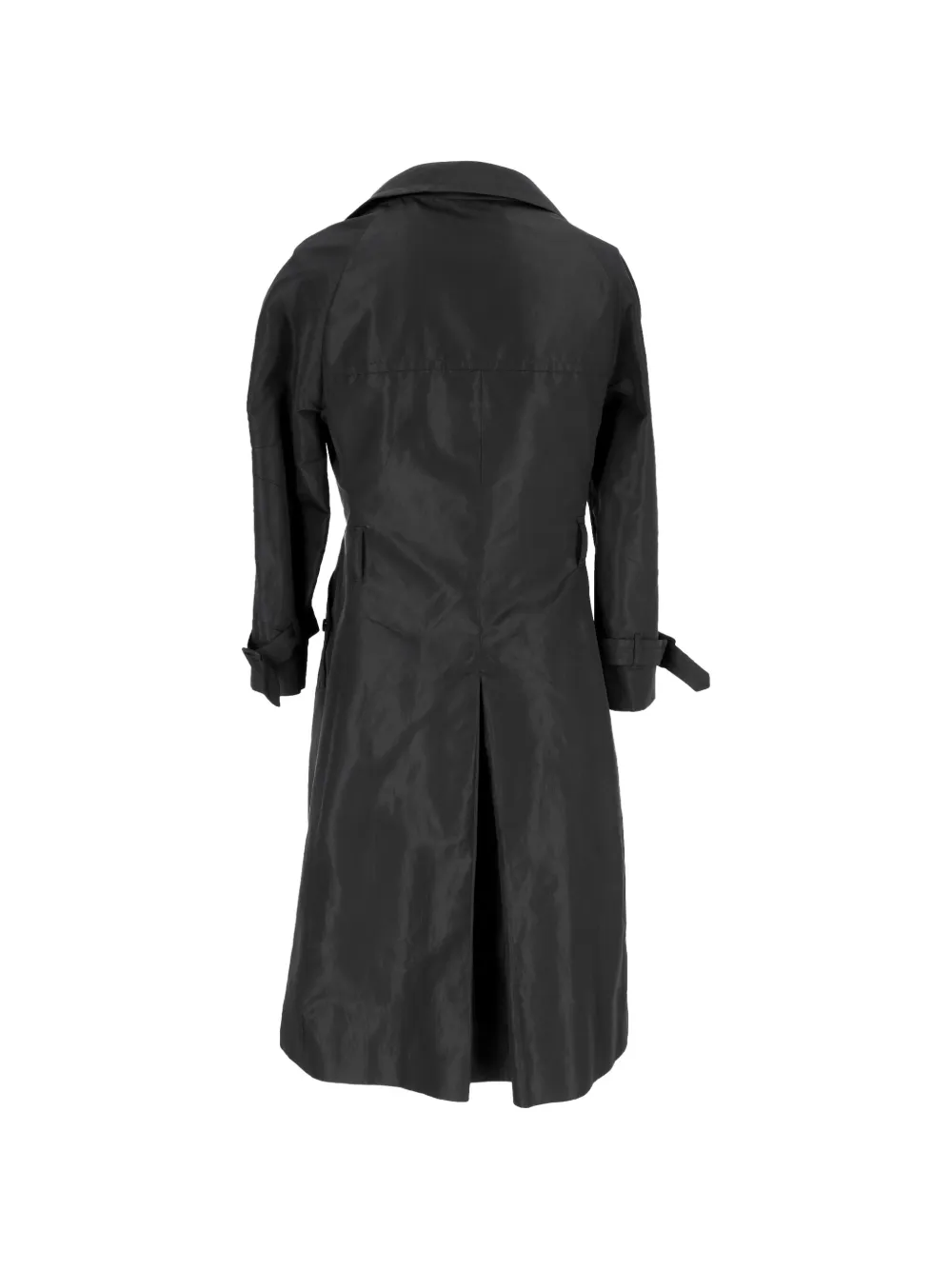 Prada Pre-owned Trench à Boutonnière Croisée - Noir 