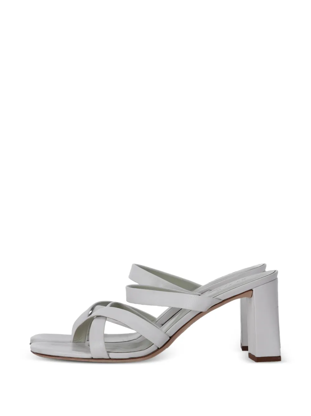 BY FAR Sandali con tacco - Bianco