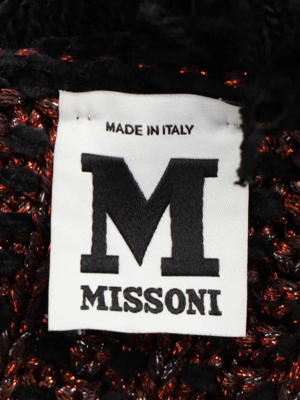 Missoni Pre-Owned ニットコート | ブラック | FARFETCH JP