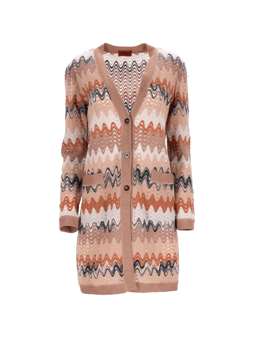 Missoni Pre-Owned button-up long cardigan - Toni neutri