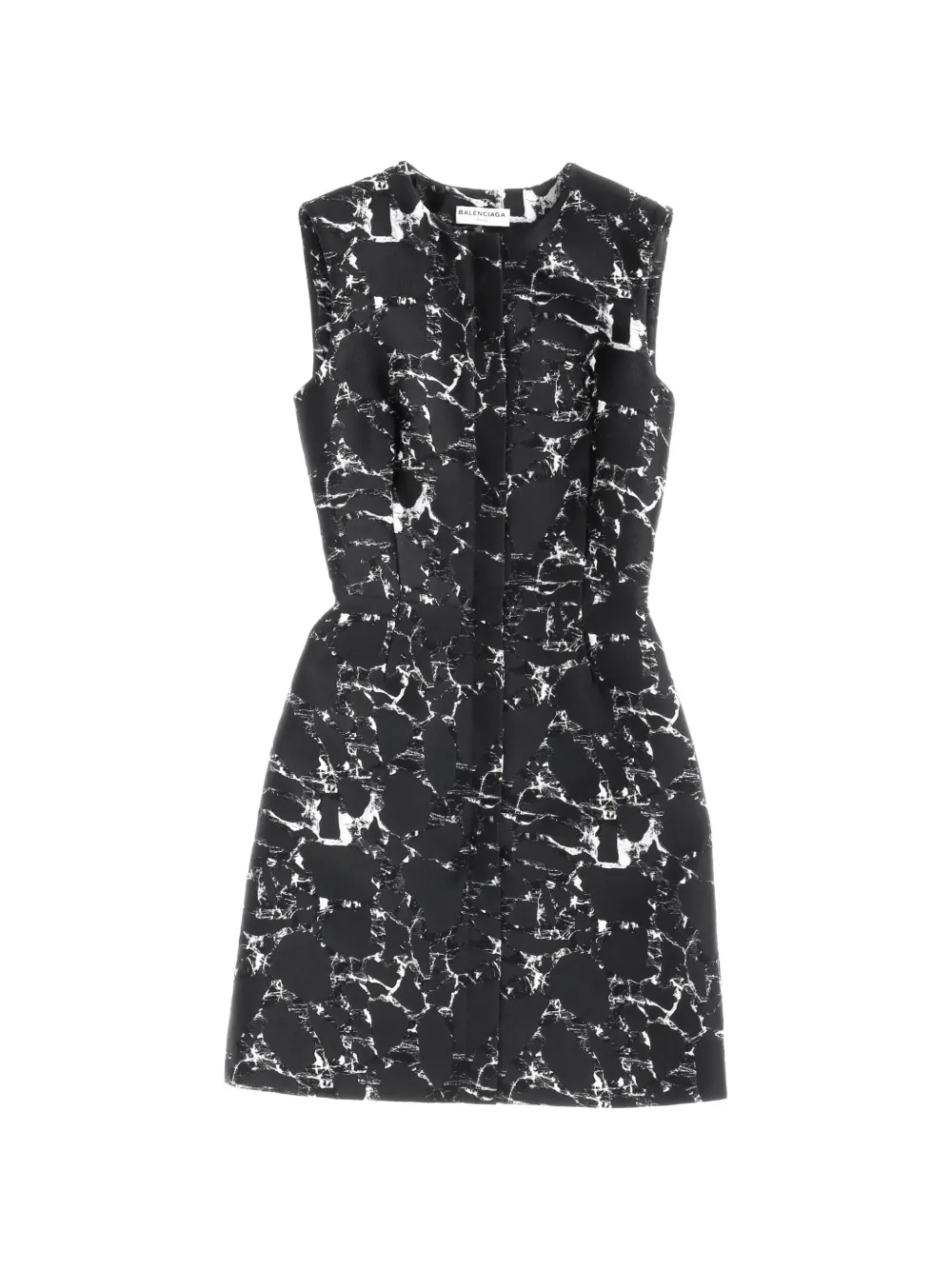 Balenciaga Pre-Owned Ärmelloses Minikleid - Schwarz