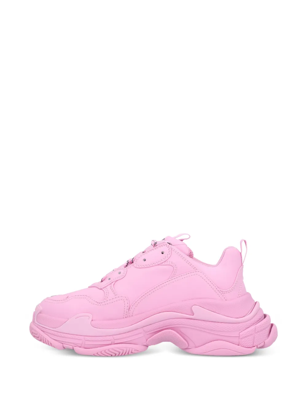 Balenciaga Pre-Owned Triple S leather sneakers - Rosa