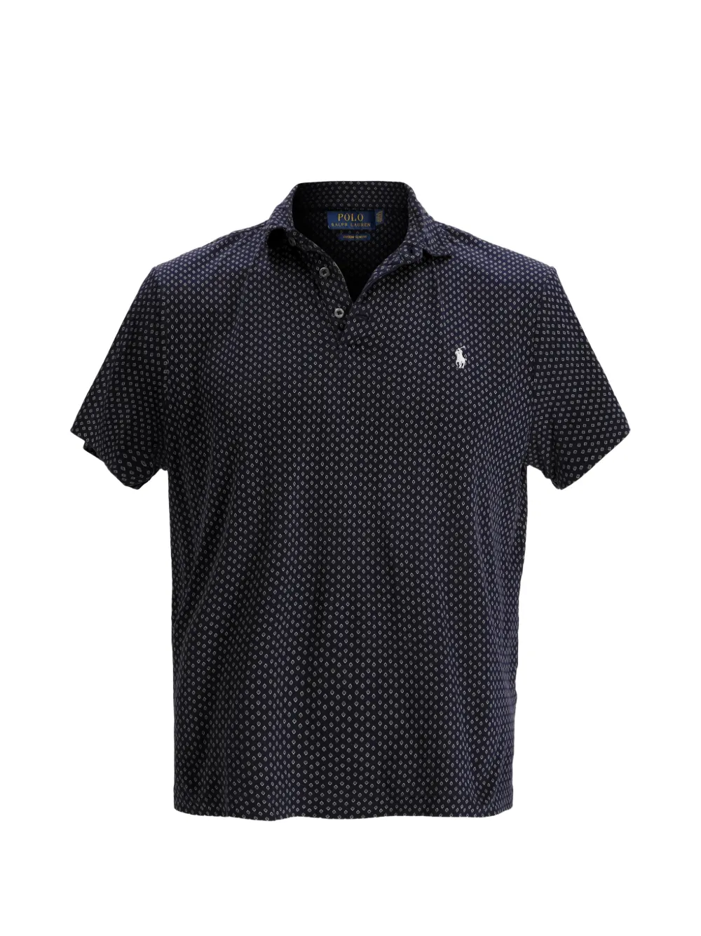 Polo Ralph Lauren Vintage dot-pattern polo shirt - Blu