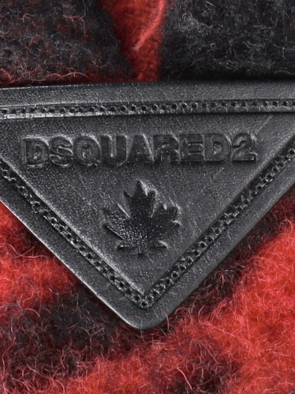 DSQUARED2 Pre-owned Reversible Wool Poncho In Black