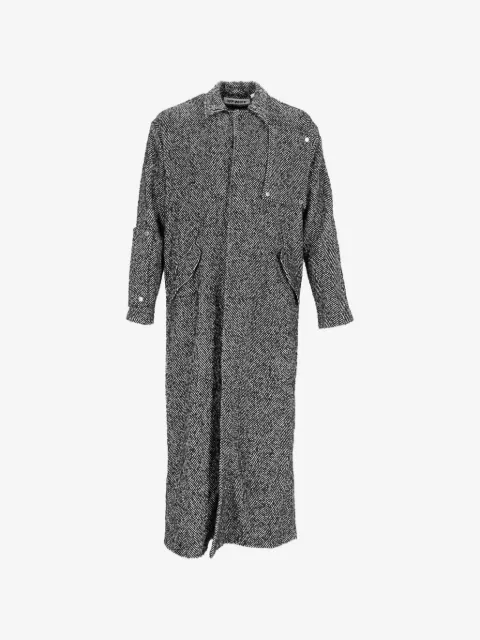 Off-White Pre-Owned herringbone-pattern coat