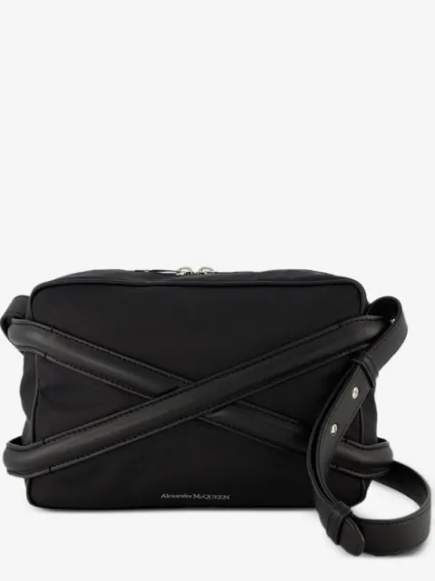 Alexander McQueen Pre-Owned mochila tipo mensajero con logo