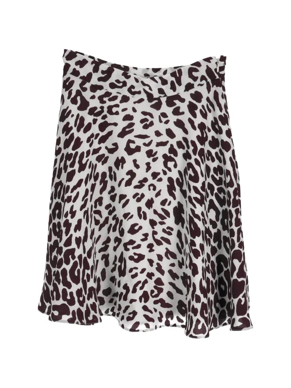 Miu Miu Pre-Owned A-line animal-print mini skirt - Bianco