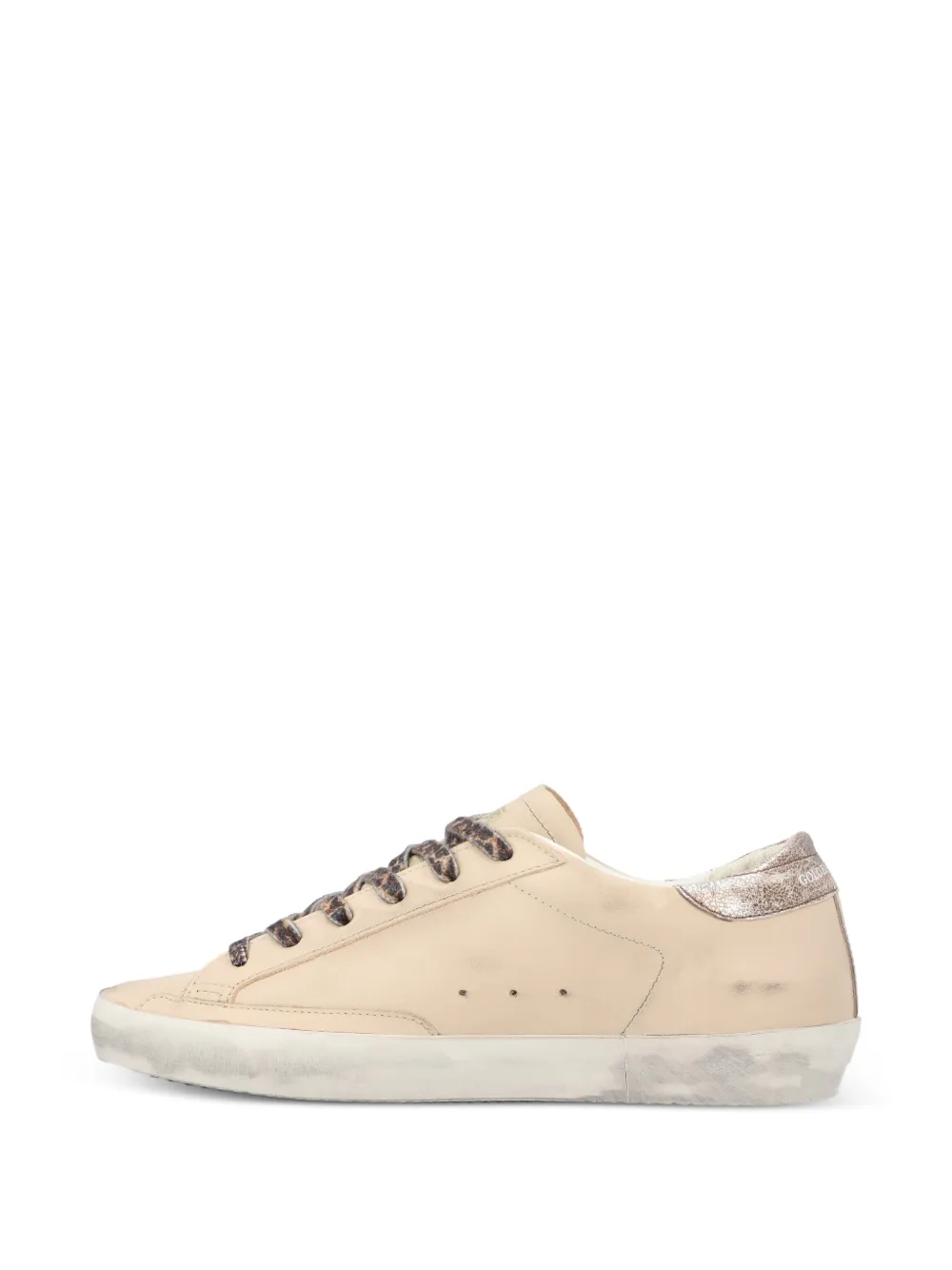 Golden Goose Super-Star leather sneakers - Nude