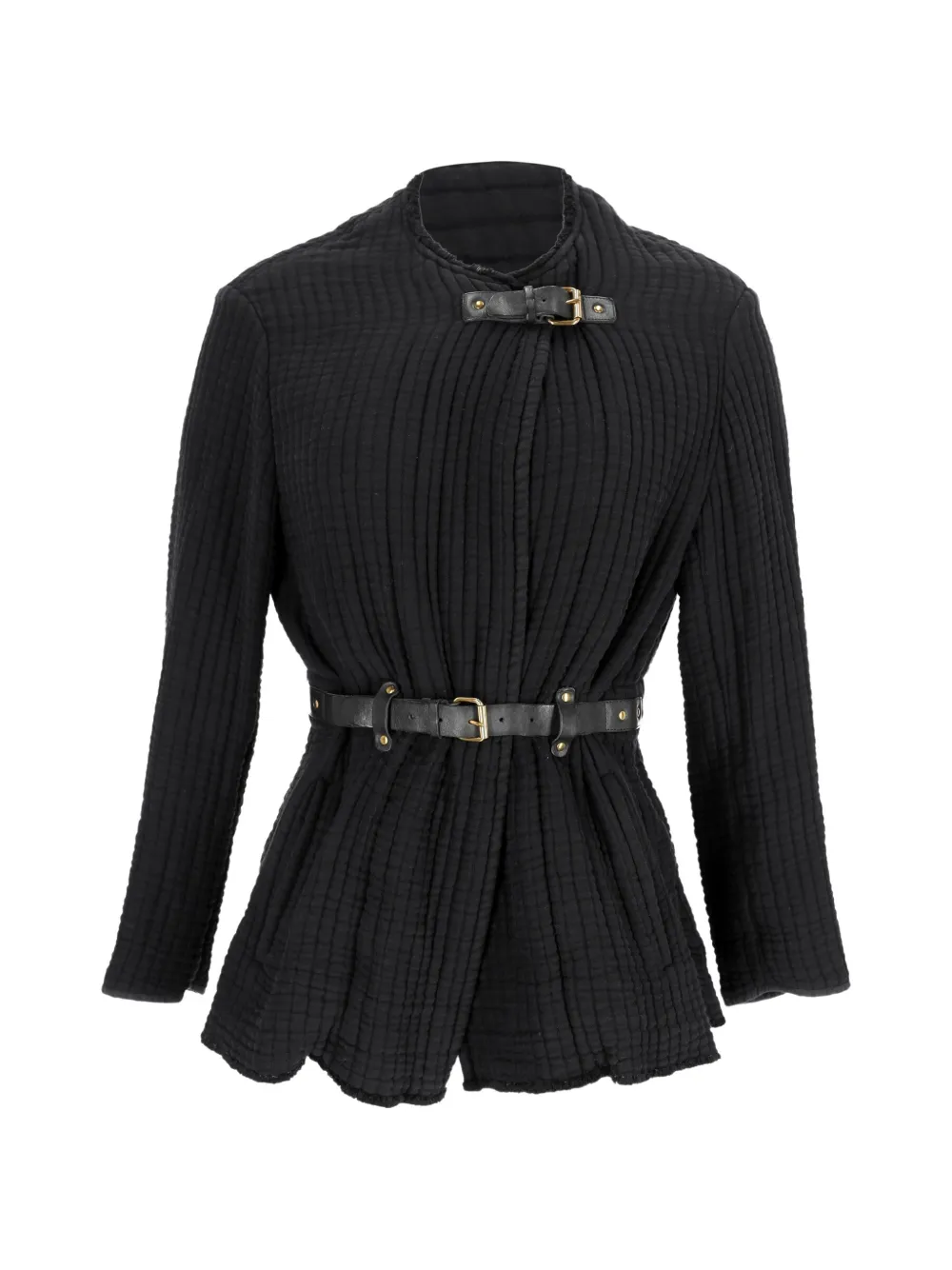 Isabel Marant Vintage leather-belt jacket - Nero