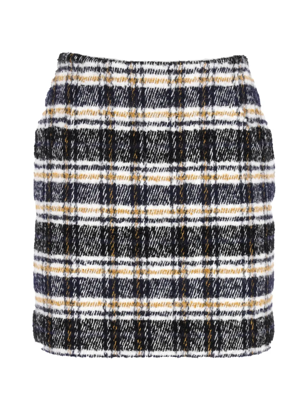 Maje plaid mini skirt - Nero