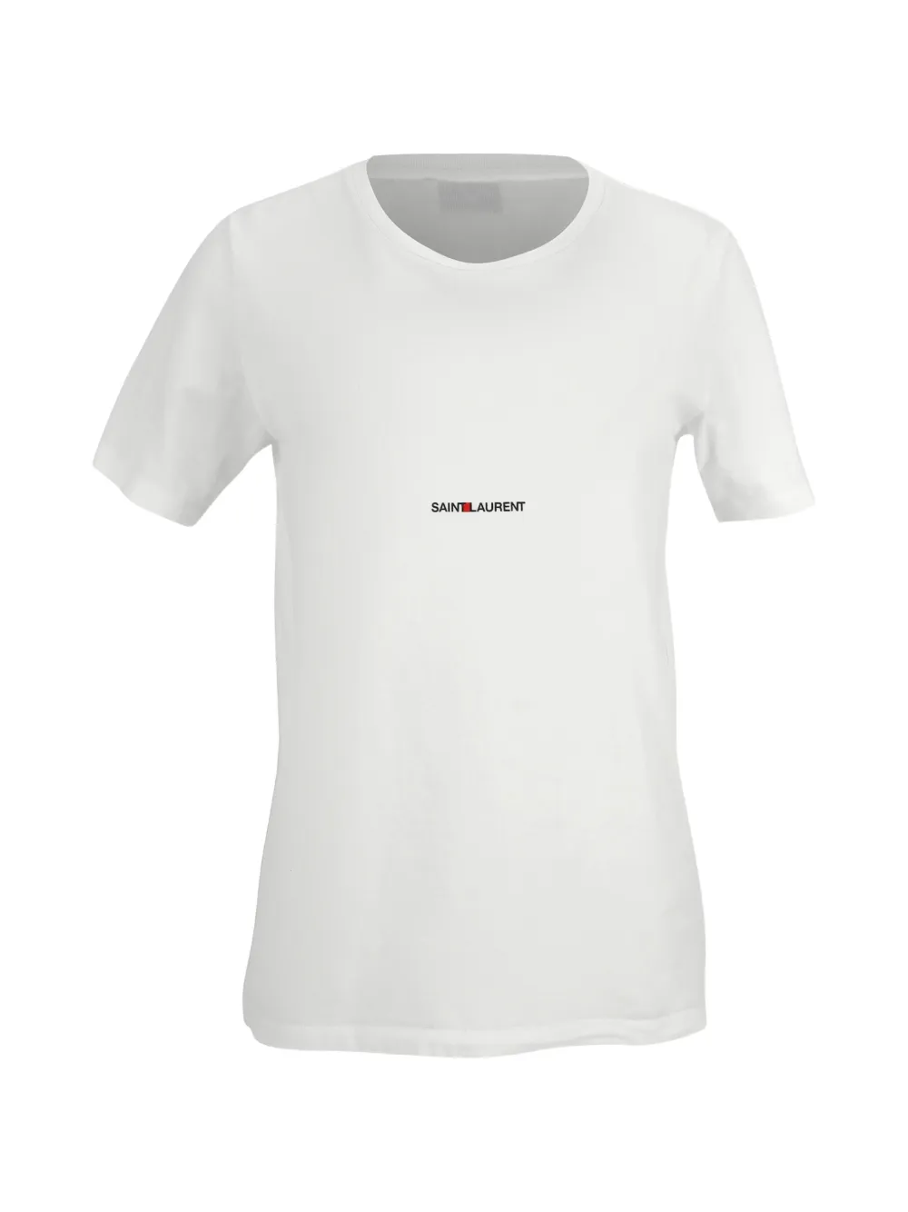 Saint Laurent Pre-Owned logo-print T-shirt - Bianco