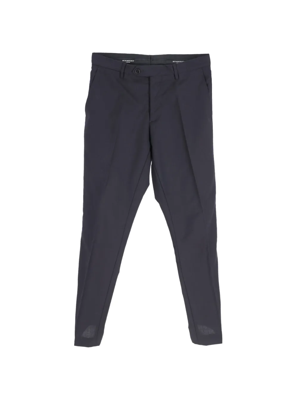 Burberry Pre-Owned Straight-leg trousers - Blu