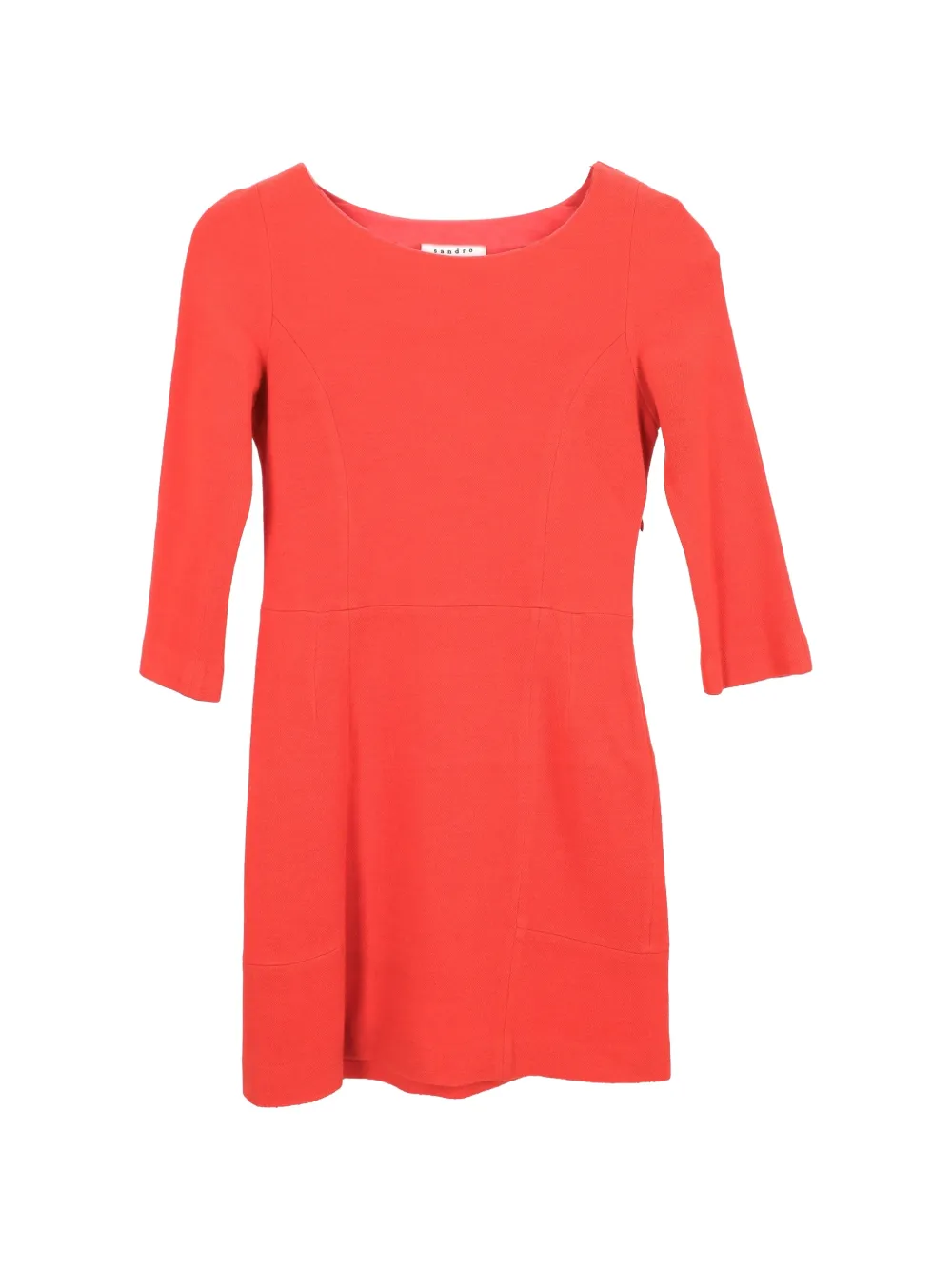 SANDRO zip-up mini dress - Arancione