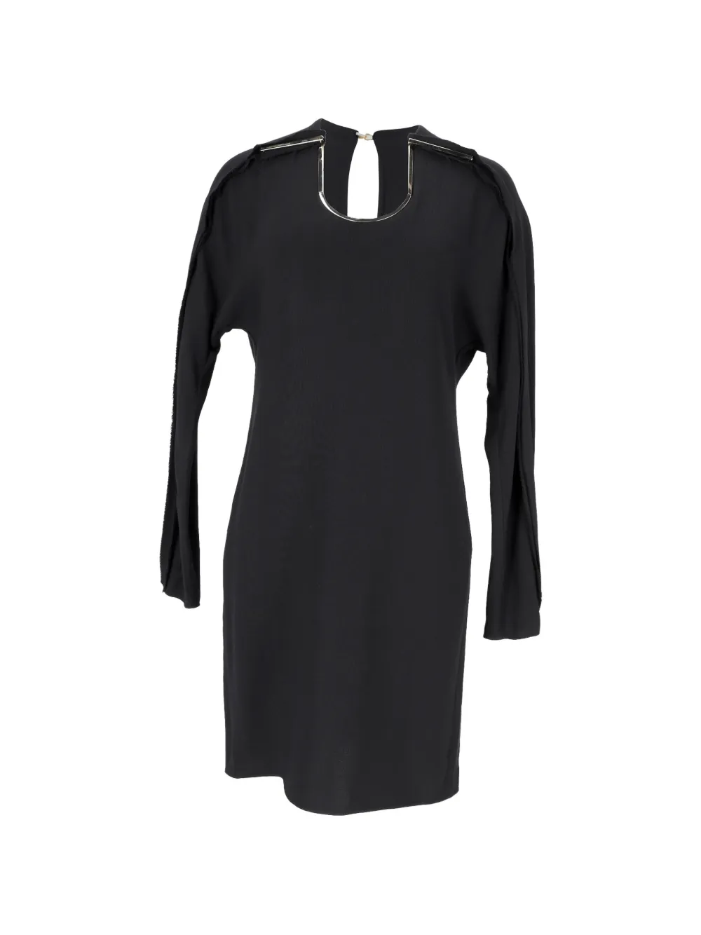 Lanvin Pre-Owned 2018 hardware-detail mini dress - Nero