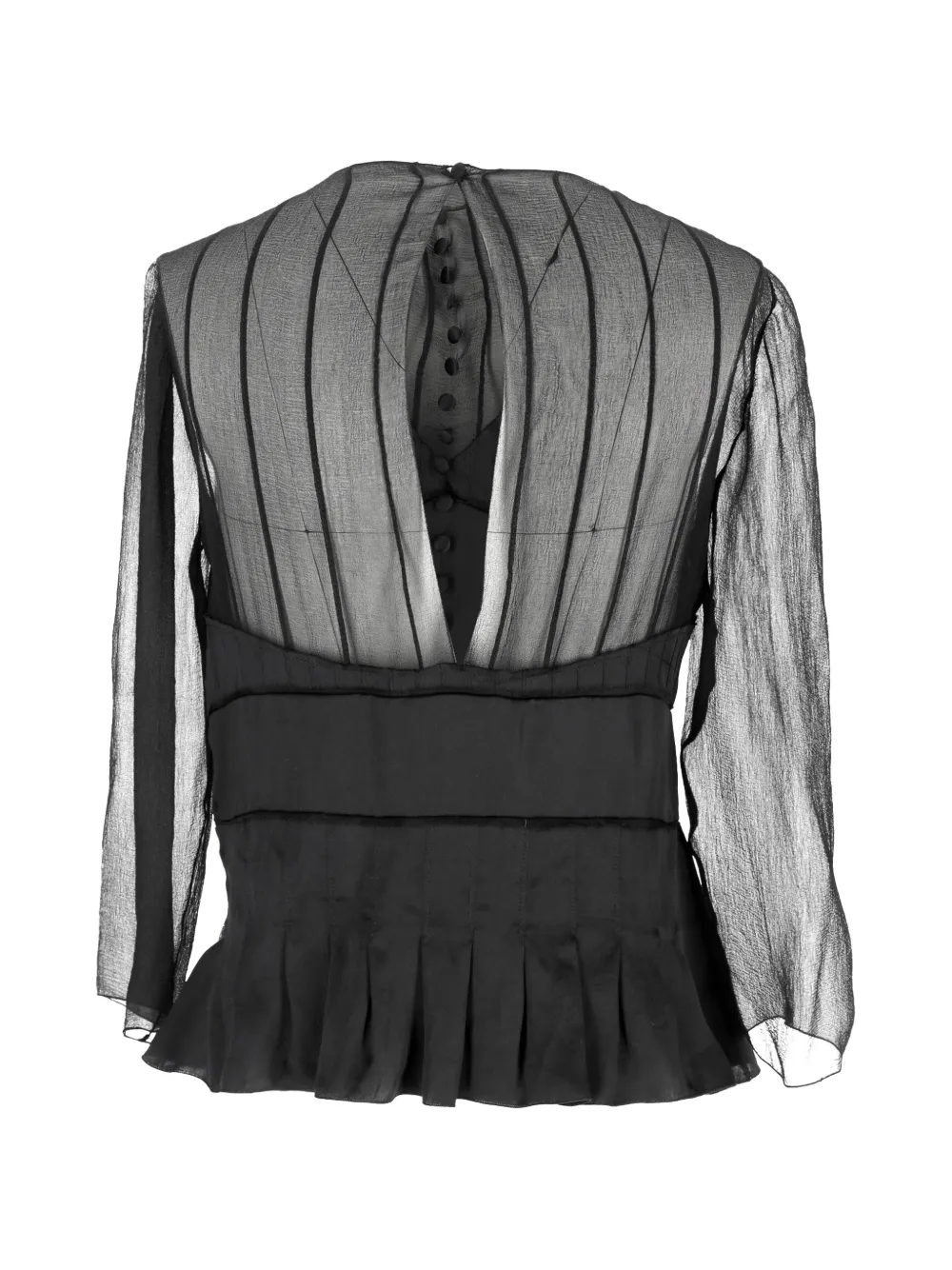  Chloé Pre-owned Long-sleeve Blouse - Black 