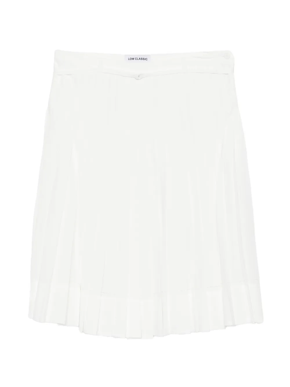 Low Classic pleated midi skirt - Weiß