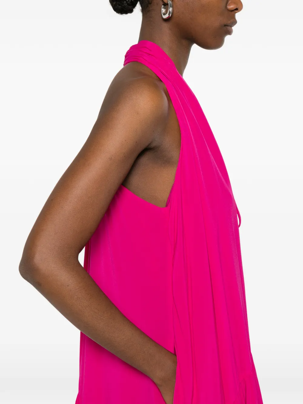 PSOPHIA Halterjurk met strikdetail Roze