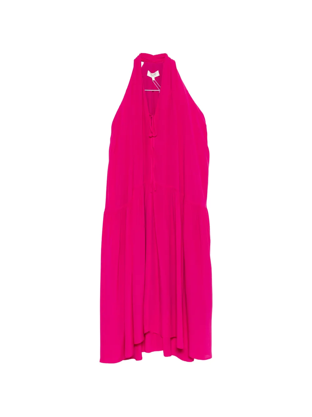 PSOPHIA tie-detail halterneck dress - Rosa