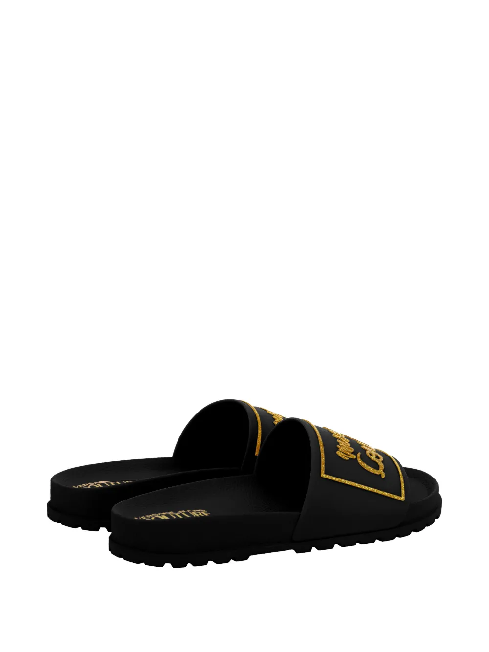 Versace Jeans Couture Shelly slides Zwart