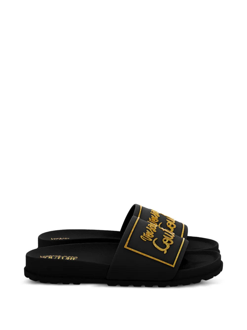 Versace Jeans Couture Shelly slides Zwart