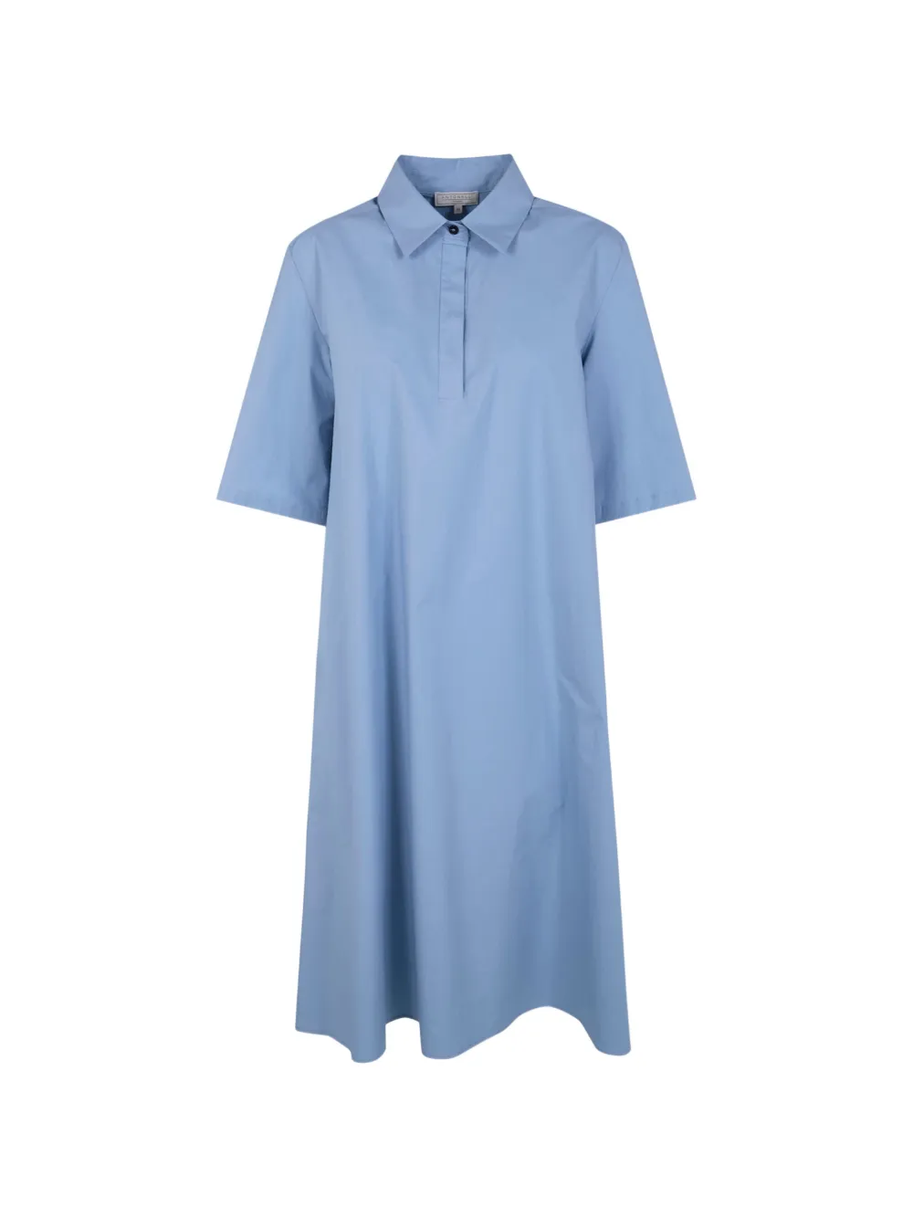 Antonelli polo-collar dress - Blu