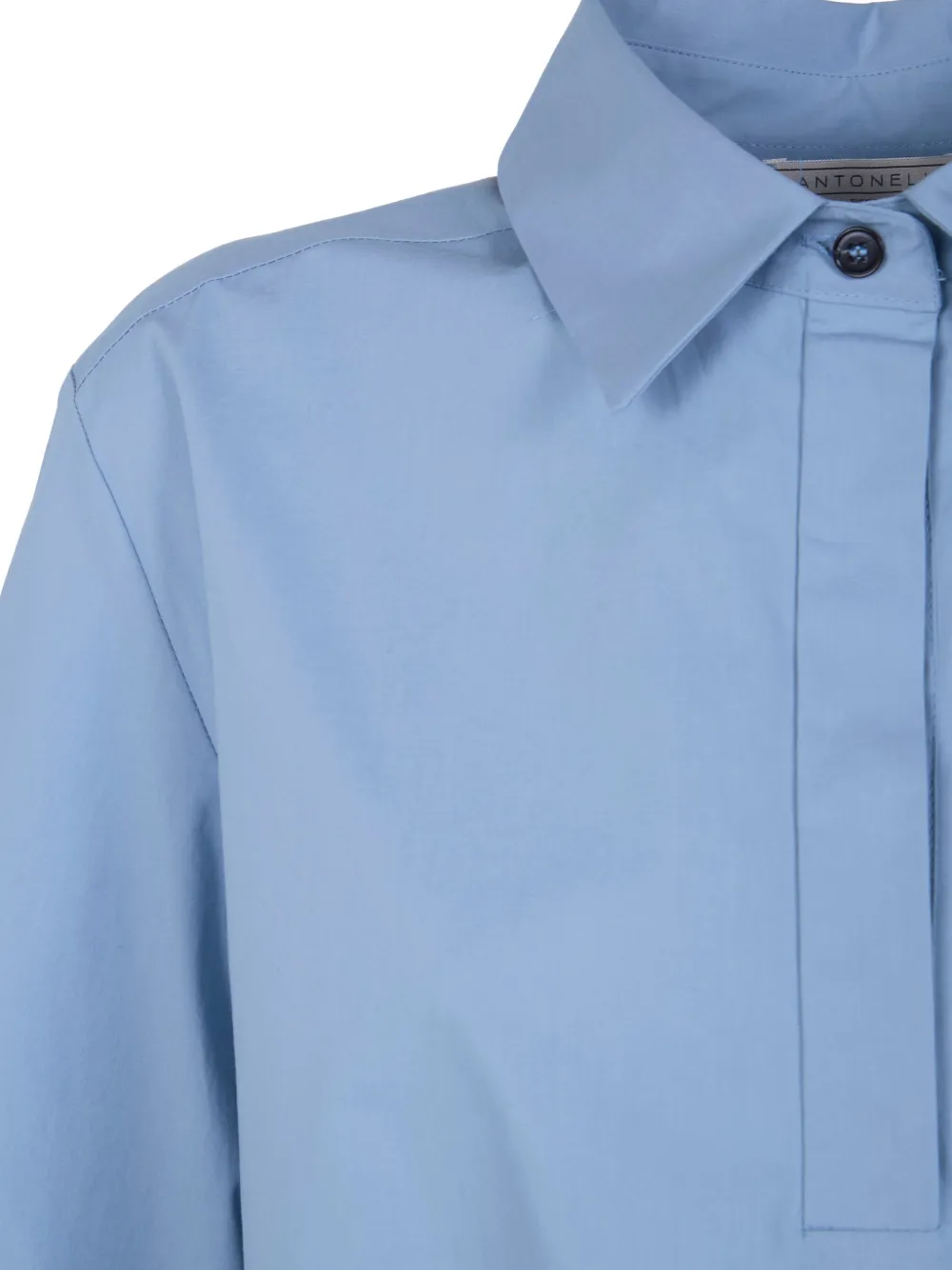  Antonelli Polo-collar Dress - Blue 