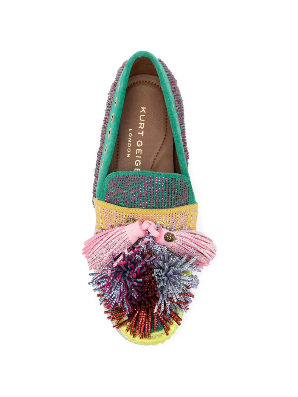 Kurt Geiger Loafers met kwastje en pompon Roze