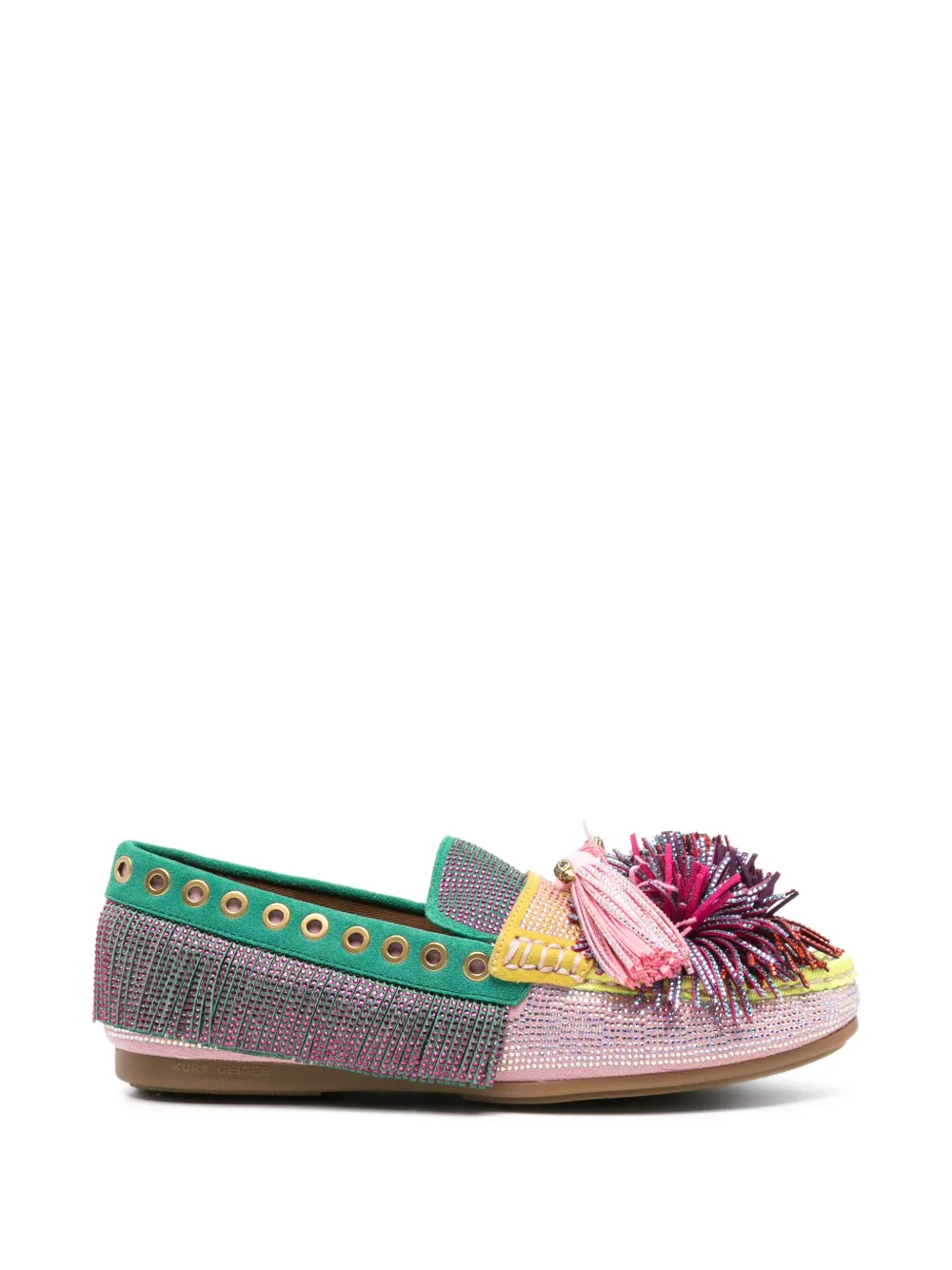 Kurt Geiger pompom tassel loafers - Rosa
