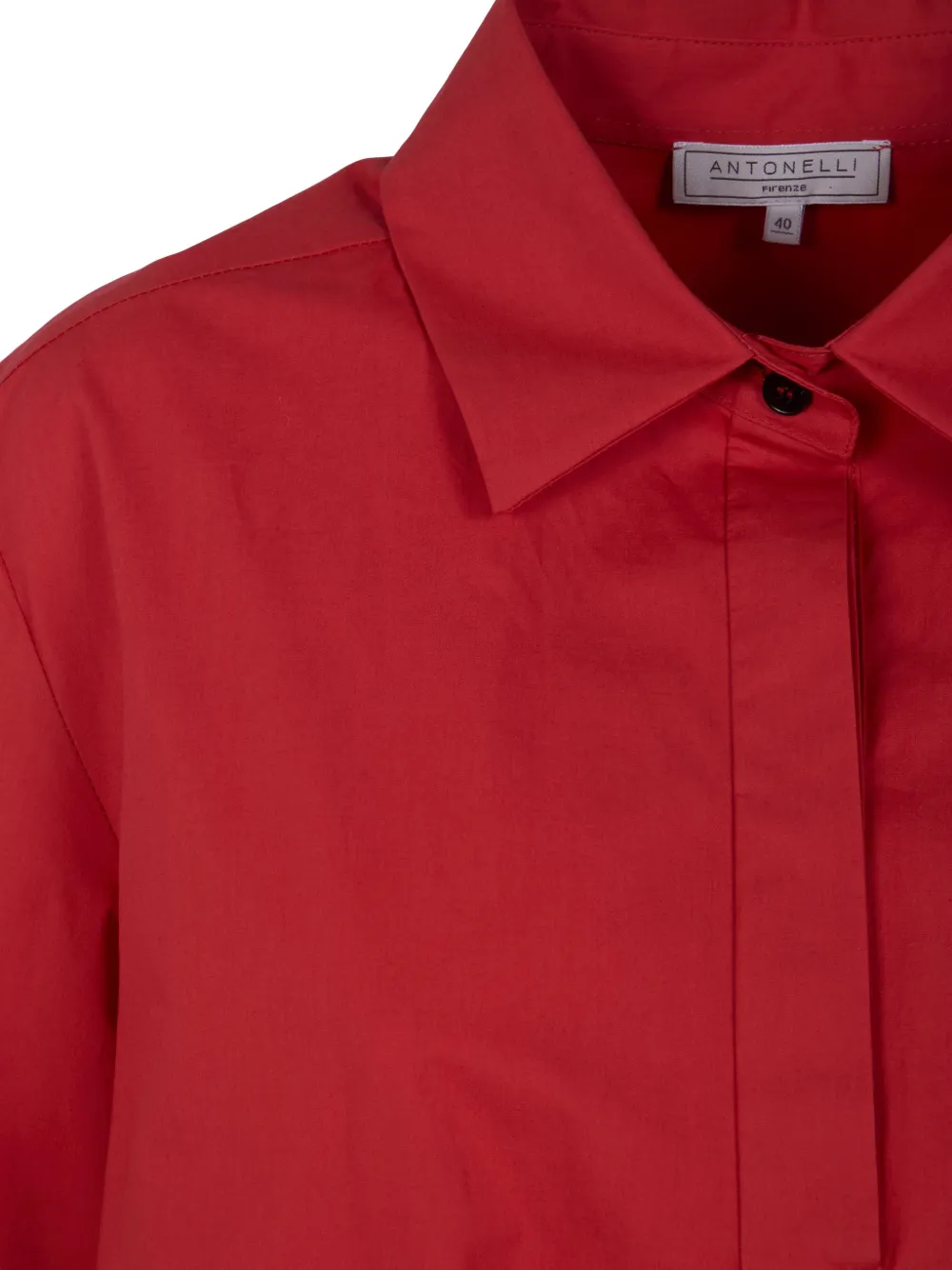  Antonelli Polo-collar Dress - Red 