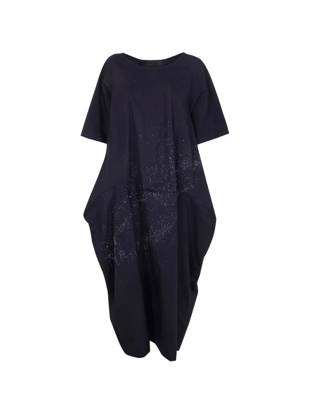 Maria Calderara splatter-print dress - Nero