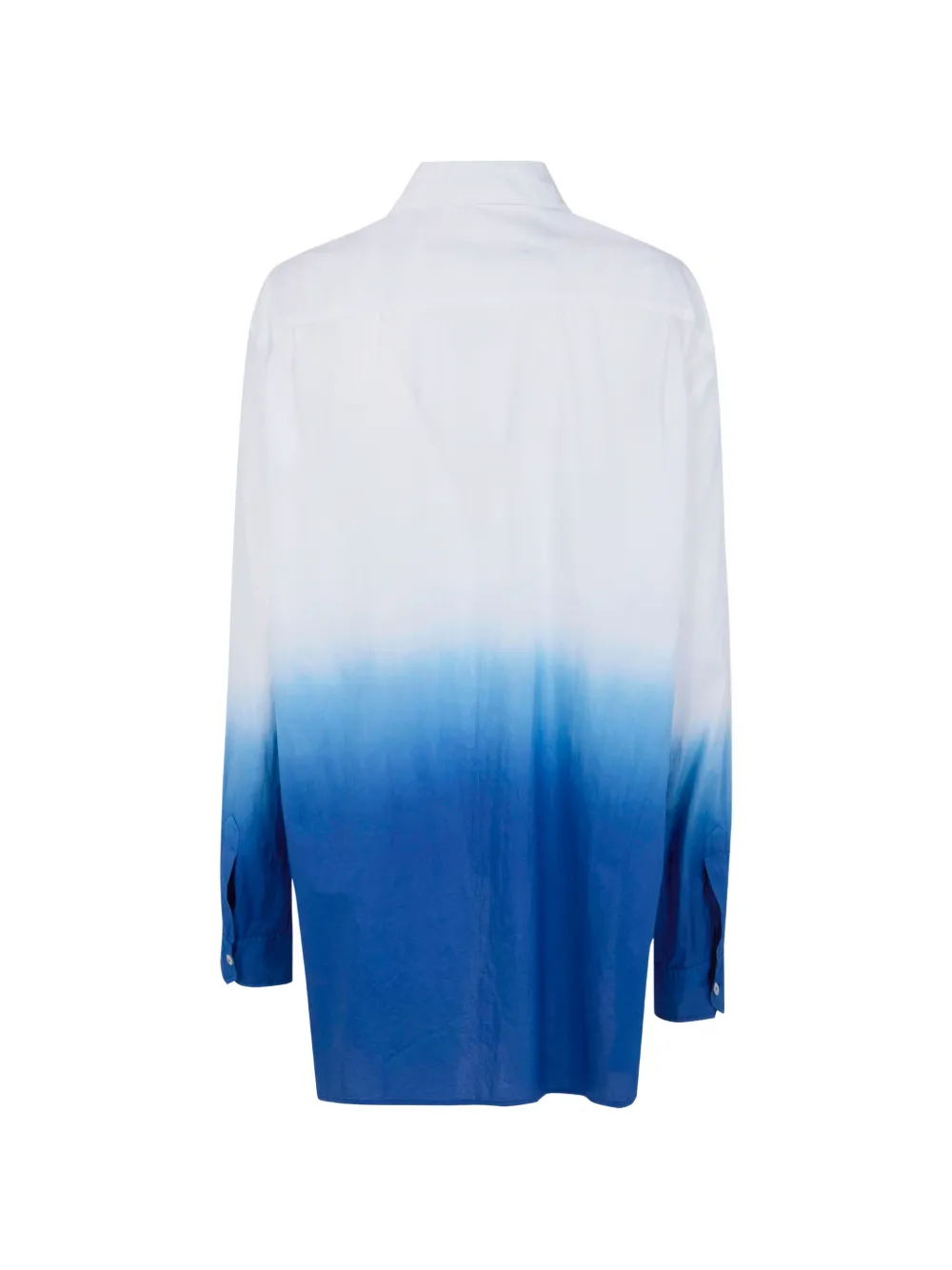  Maria Calderara Camisa Con Estampado Dip-dye - Blanco 
