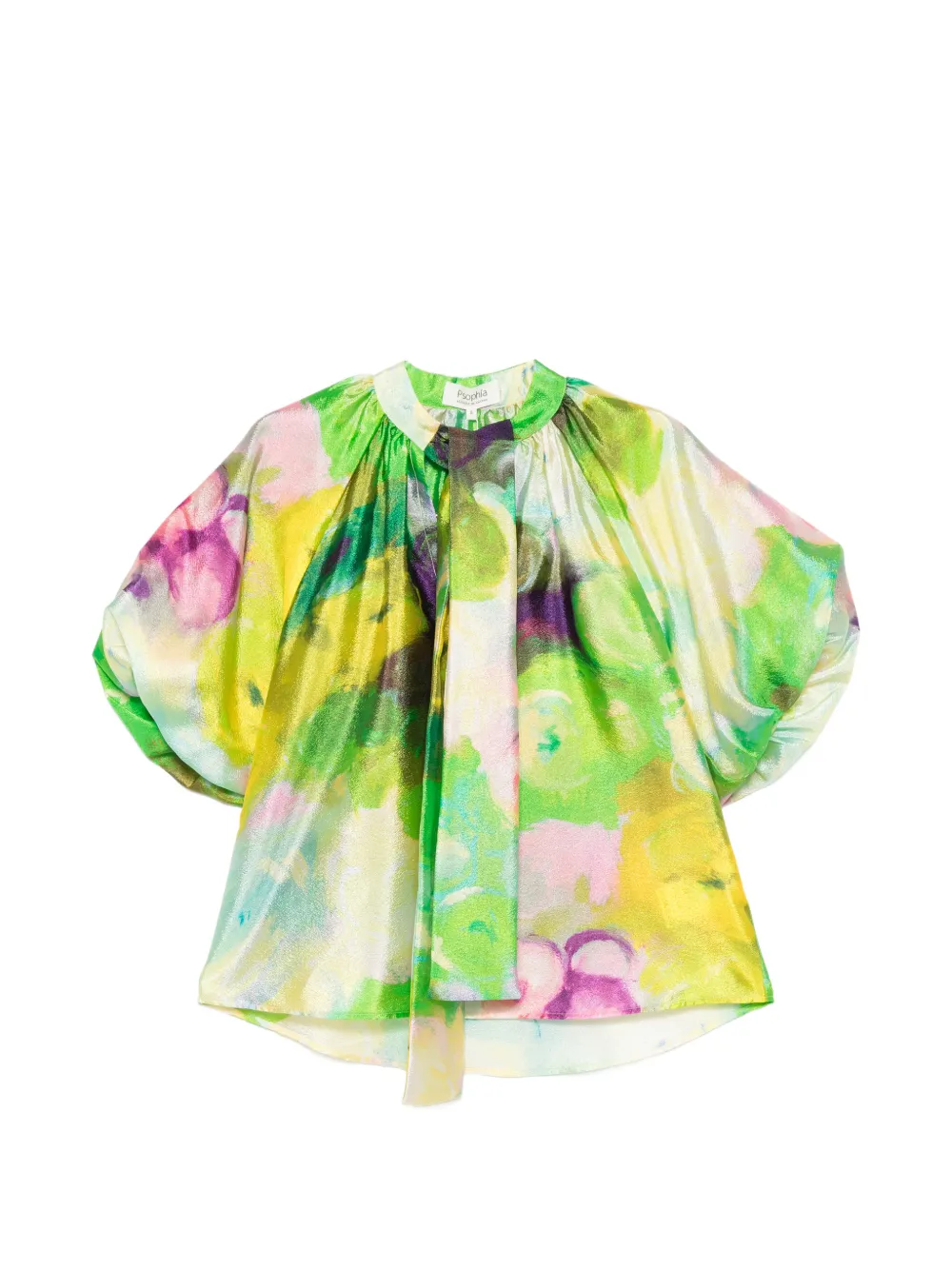 PSOPHIA Blusa a fiori - Verde