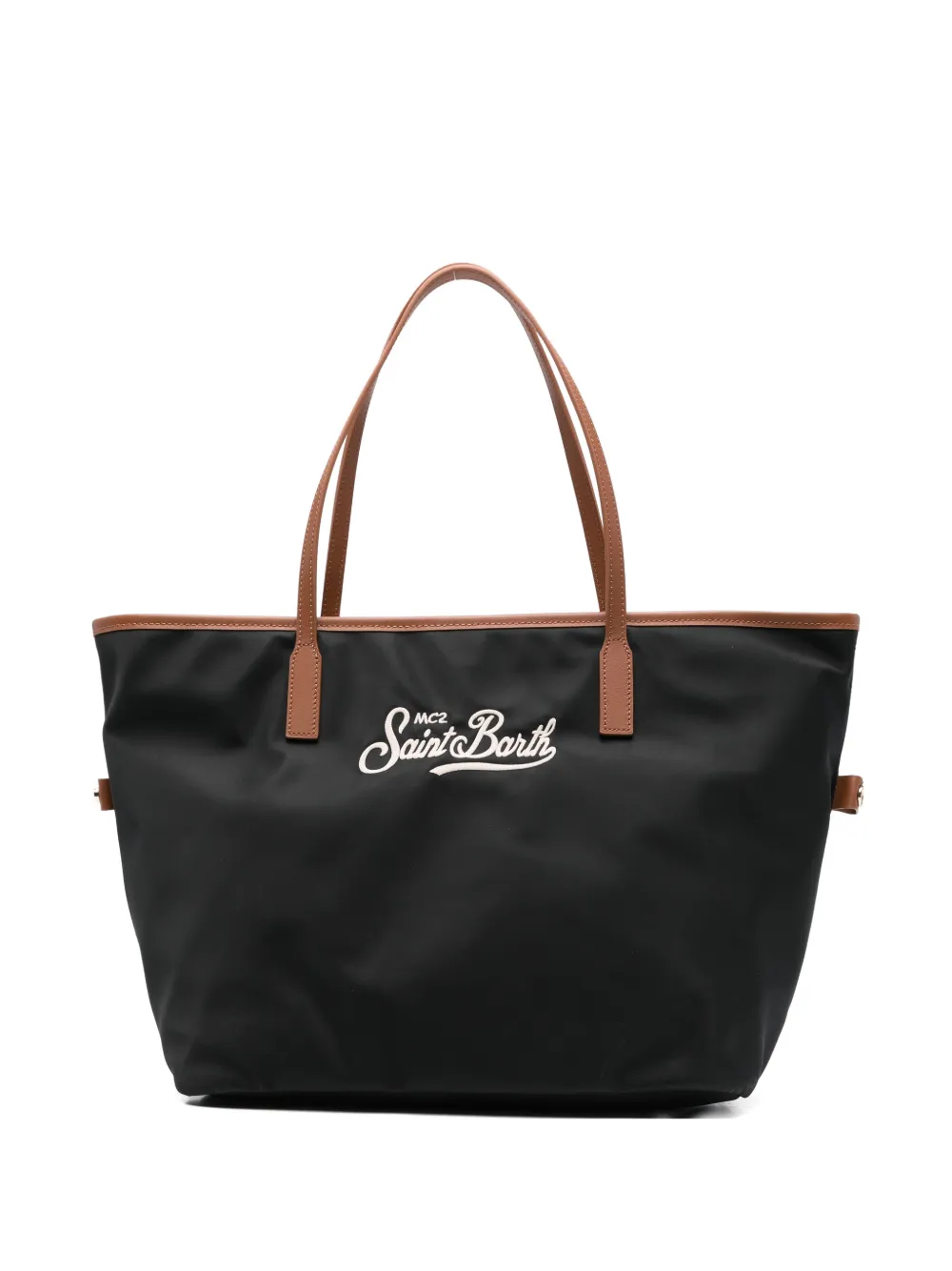 MC2 Saint Barth embroidered-logo tote bag - Nero