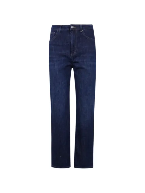 CIGALAS logo-patch straight jeans